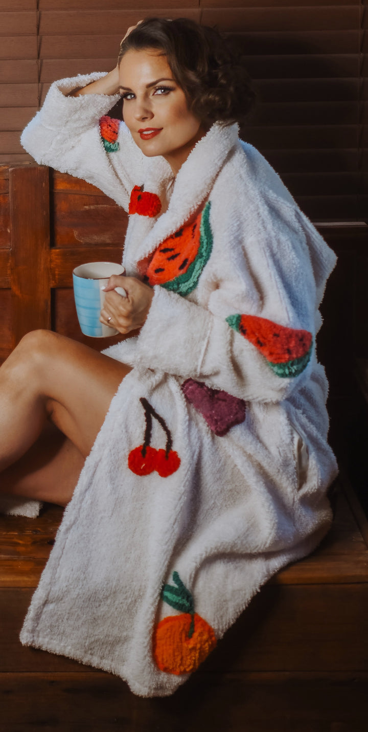 Fresh Fruit Chenille Robe