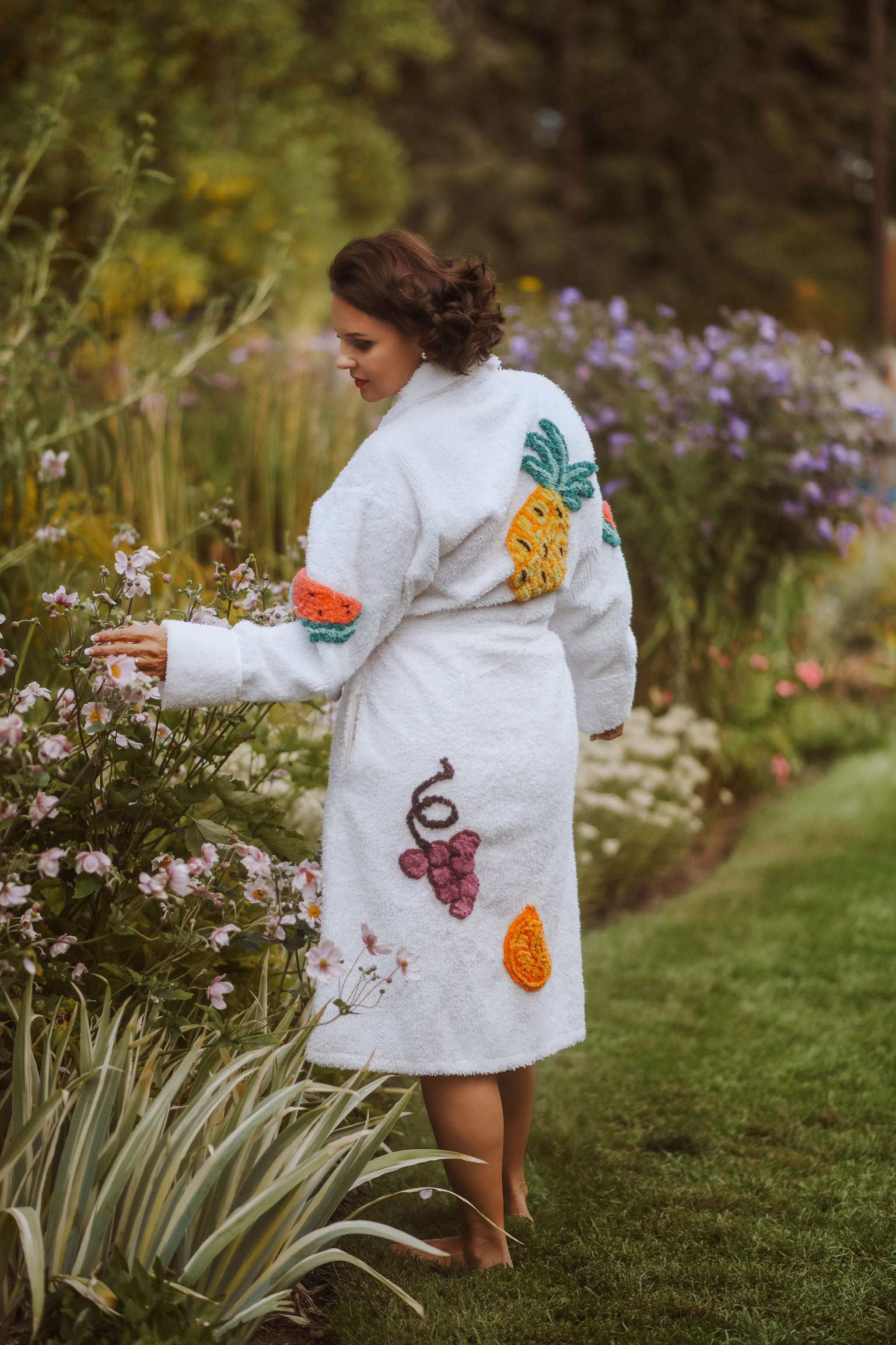 Fresh Fruit Chenille Robe