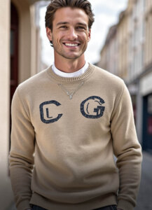 Cg Logo Cashmere Sweater