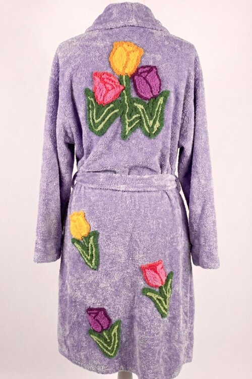 Tiptoe Thru the Tulips Robe in lilac