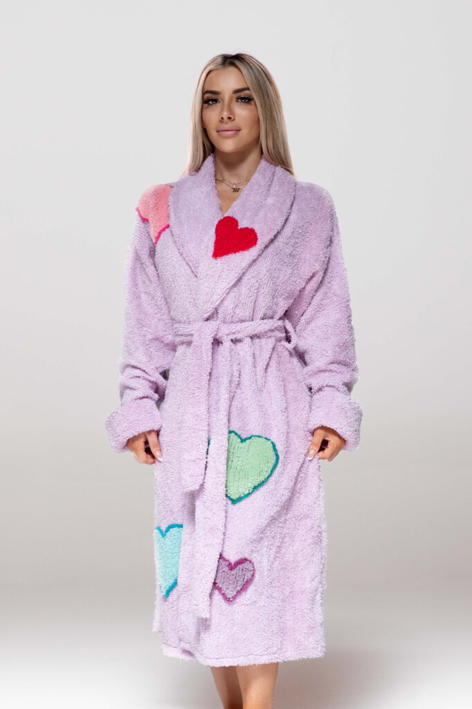 Exclusive “Struck by Love” Chenille Bathrobe 2025