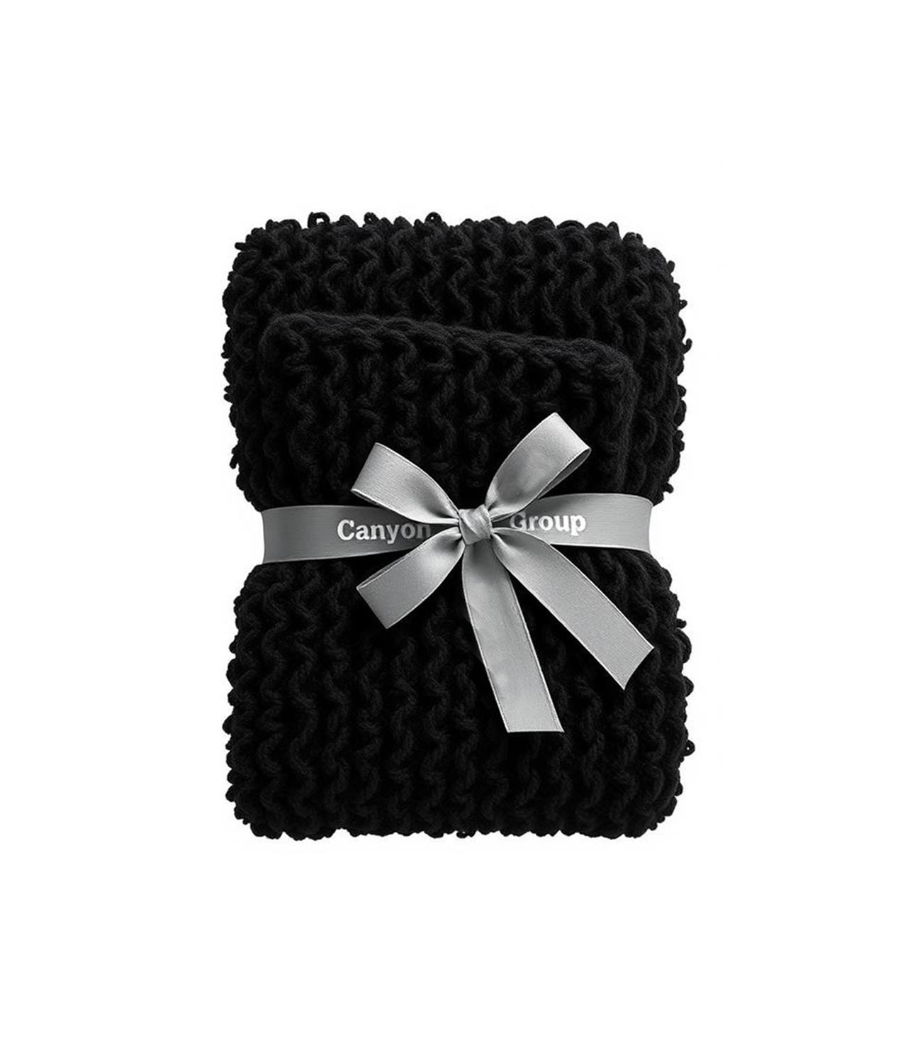 Mr. & Mrs. Softie Chenille Fleece Blankets in Black