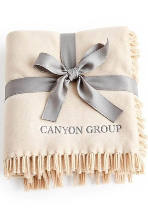 “Pretty Plush”Cotton Blanket by canyon group