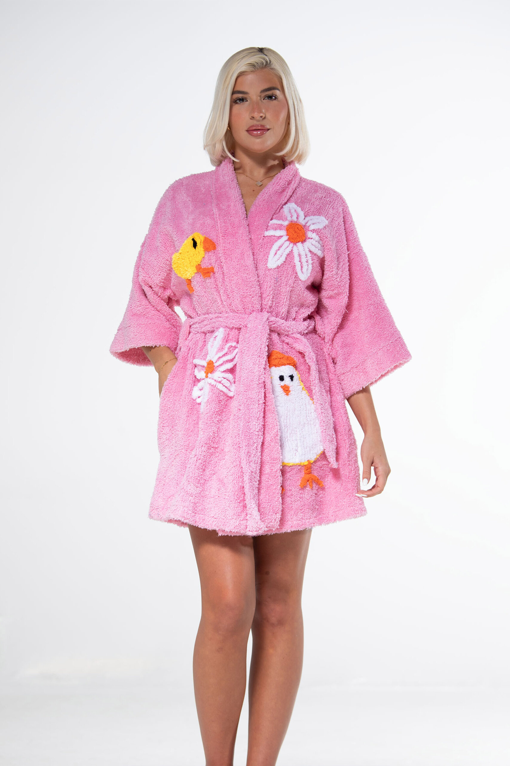 “Chicks Rule” Chenille Kimono 2025