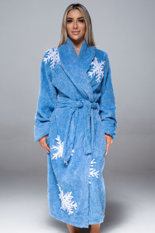 Luxurious “Snowflake” Chenille Bathrobe 2025